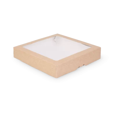 Läbipaistva aknaga Eco karp 200x200x55mm