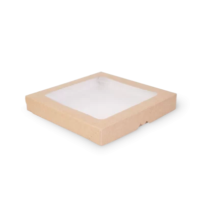 Läbipaistva aknaga Eco karp 260x260x40mm