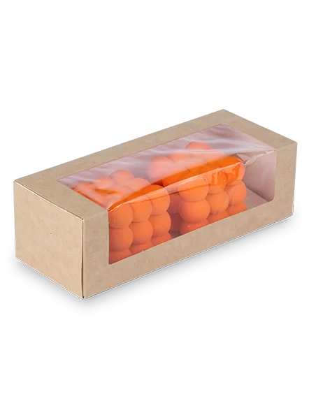 Box Eco Pastry ar caurspīdīgu logu | DEKOPAKA.LT