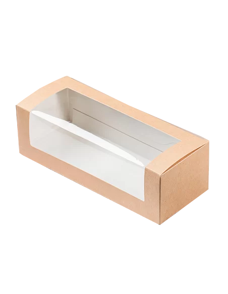 Kaste Eco ar caurspīdīgu logu 200x80x60mm