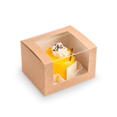 Kaste Eco ar caurspīdīgu logu 130x110x80mm 2