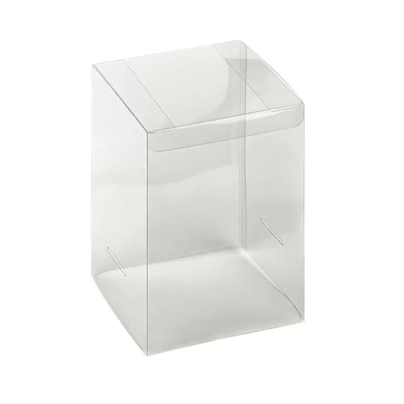 Caurspīdīga kaste ar baltu ieliktni 250x250x300mm