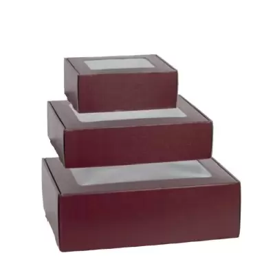 Bordo dėžutė su skaidriu langeliu 370x280x120mm