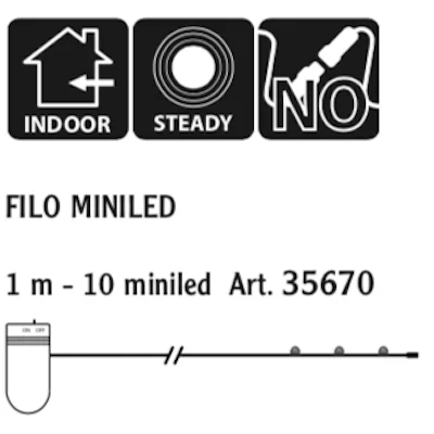 LED spuldzes Filo Miniled 2