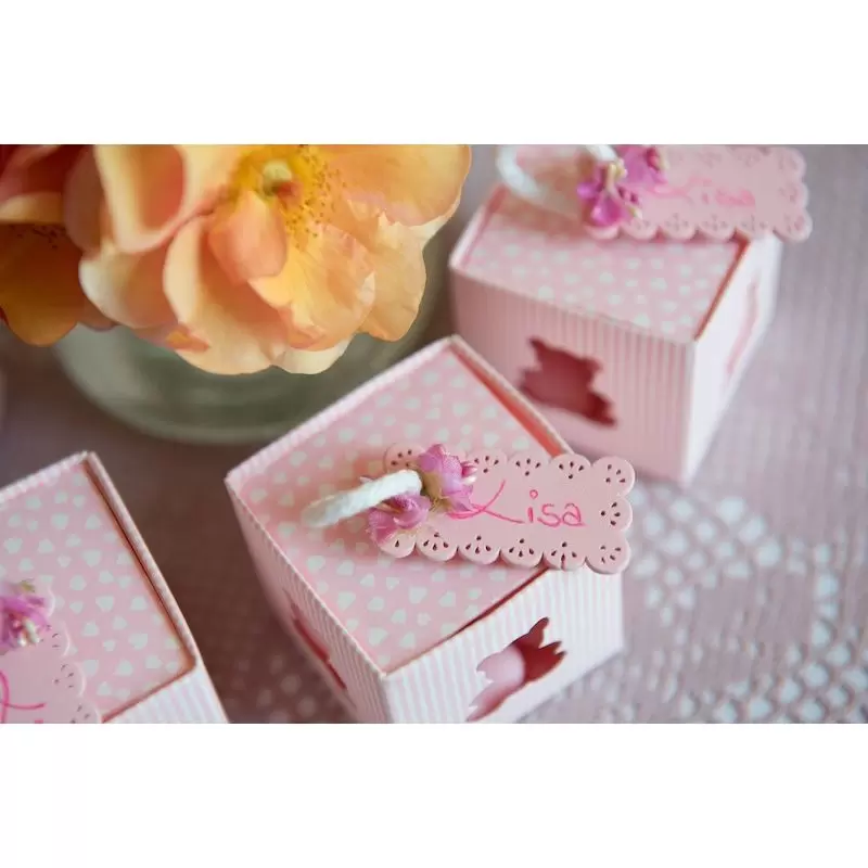 Bērnu kaste Orsetto rozā