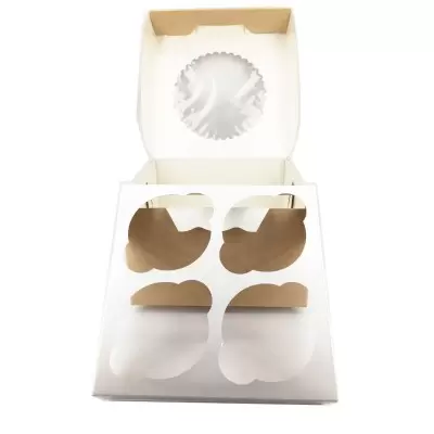 Eco läbipaistva aknaga 4 koogikesekarp 2